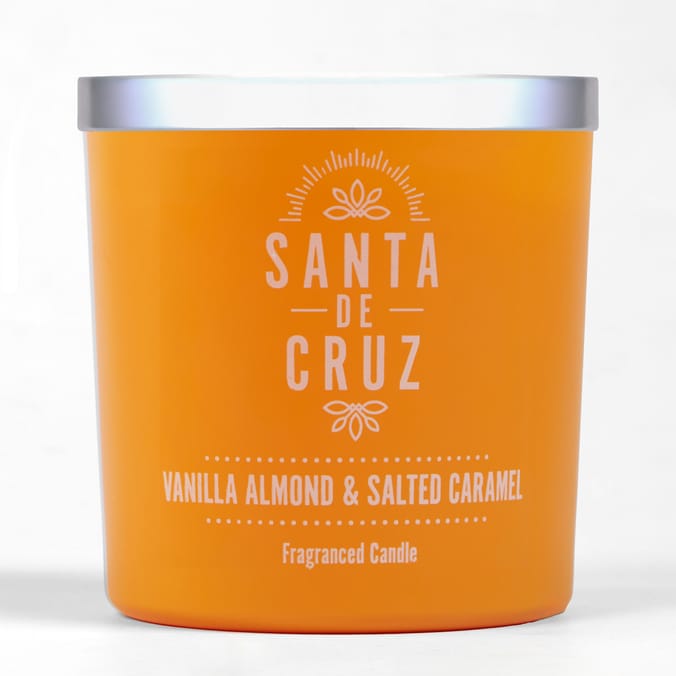  Santa De Cruz Scented Candle Jar 350g - Vanilla Almond & Salted Caramel 