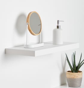 Home Floating Wall Shelf - White