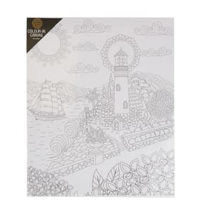Colour Your Own Canvas 25x30cm Assorted