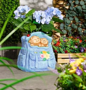 Jardin Hedgehog Backpack Planter - Blue