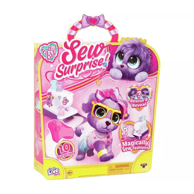 Scruff A Luvs Sew Surprise Plush Toy Set