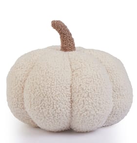 The Lifestyle Edit Harvest Pumpkin Cushion - Cream