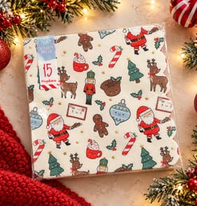 Sleigh Bells Napkins 15 Pack