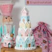 Sleigh Bells Pastel Gingerbread House