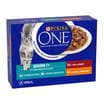 Purina One Senior 7+ Mini Fillets Wet Cat Food 8x85g - Chicken and Beef