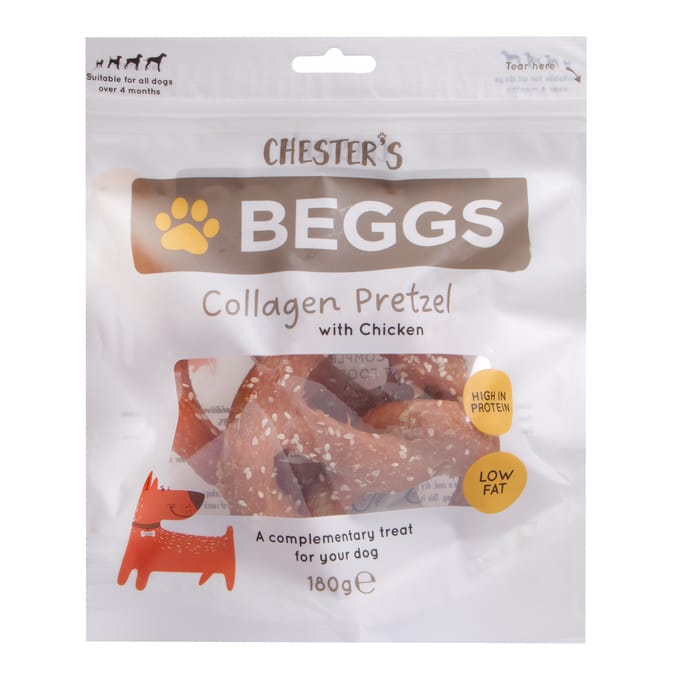Chester's Beggs Collagen Pretzel 180g - Chicken