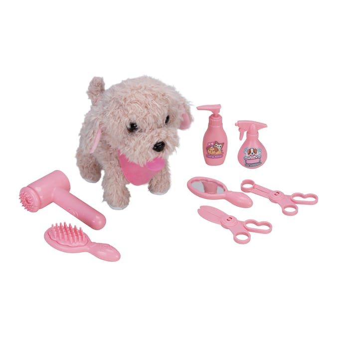 Let's Play Interactive Dog with Salon Accessories