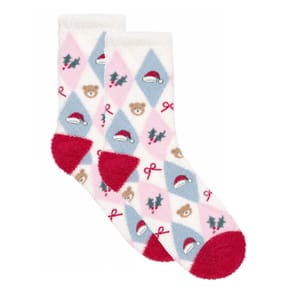 Originals Ladies Christmas Argyle Cosy Socks