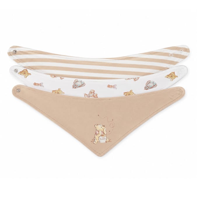Disney Winnie The Pooh Bandana Bibs 3 Pack