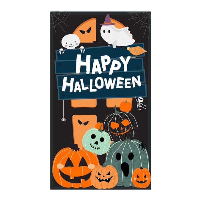 Hallow Scream Door Cover - Happy Halloween