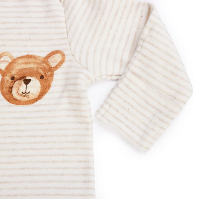 Pure Baby Long Sleeved Sleepsuits 3 Pack 
