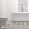 Home Collections 2 Piece Diamond Textured Bath Mat Set