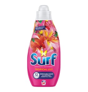 Surf Laundry Washing Liquid Detergent 648ml 24 Washes - Tropical Lily
