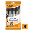 BIC Cristal Original Pens Black 8 Pack