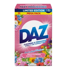 Daz Powder Detergent 4kg 80 Washes - Wild Flowers