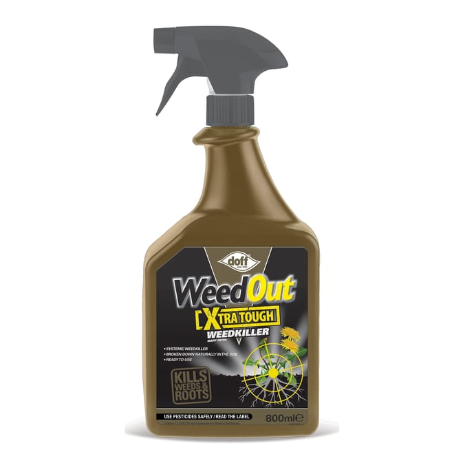 Doff WeedOut Xtra Tough Weedkiller RTU Spray 800ml