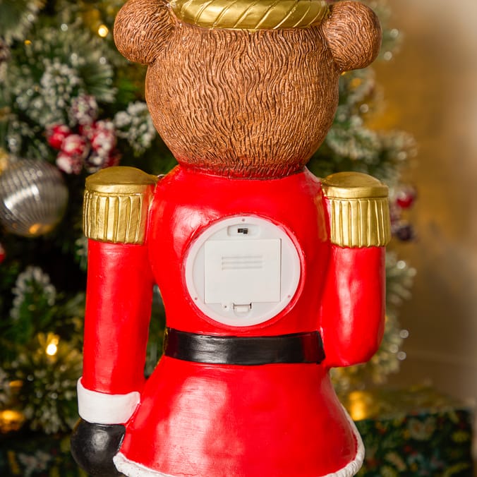 Festive Feeling Light-Up Nutcracker - Bear