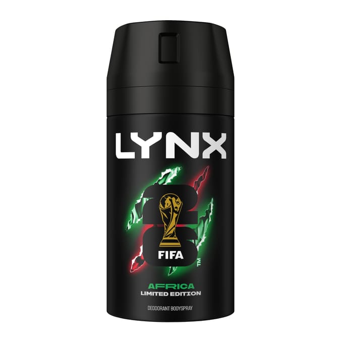 Lynx Aerosol Limited Edition Fifa Body Spray Africa 100ml