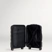Salisburys Embossed Quilted Shell Suitcase - Black