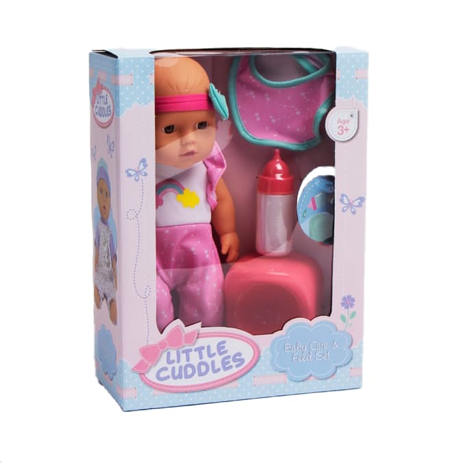 Little Cuddles Baby Care & Feed Set