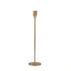 Winter Charm Gold Tapered Candle Holder