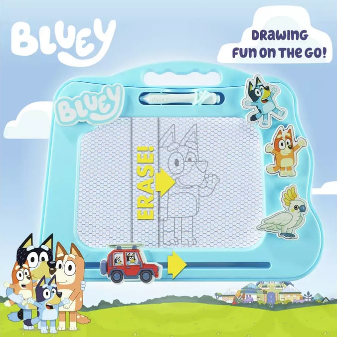 Bluey Travel Magnetic Scribbler Pad 