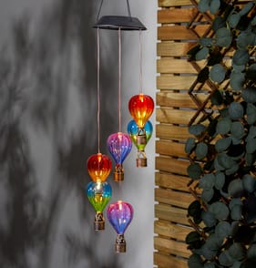 Firefly Solar Light Co Hot Air Balloon Mobile Solar Lights