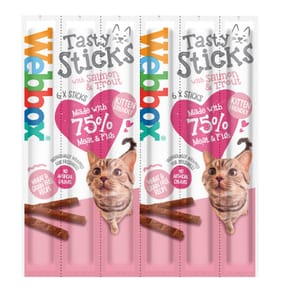 Webbox Semi-Moist Tasty Treats 6 x 30g - Salmon & Trout