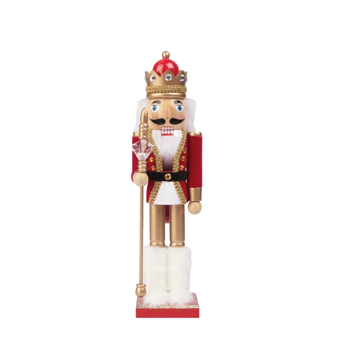 Festive Feeling Wooden Christmas Nutcracker 38cm