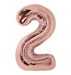 Lets Party Rose Gold Foil 2 Balloon