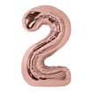 Lets Party Rose Gold Foil 2 Balloon