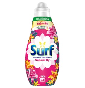 Surf Concentrated Liquid Laundry Detergent Tropical Lily 24 Washes