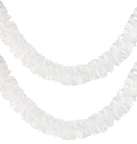 Festive Feeling Small Tinsel 2m - White