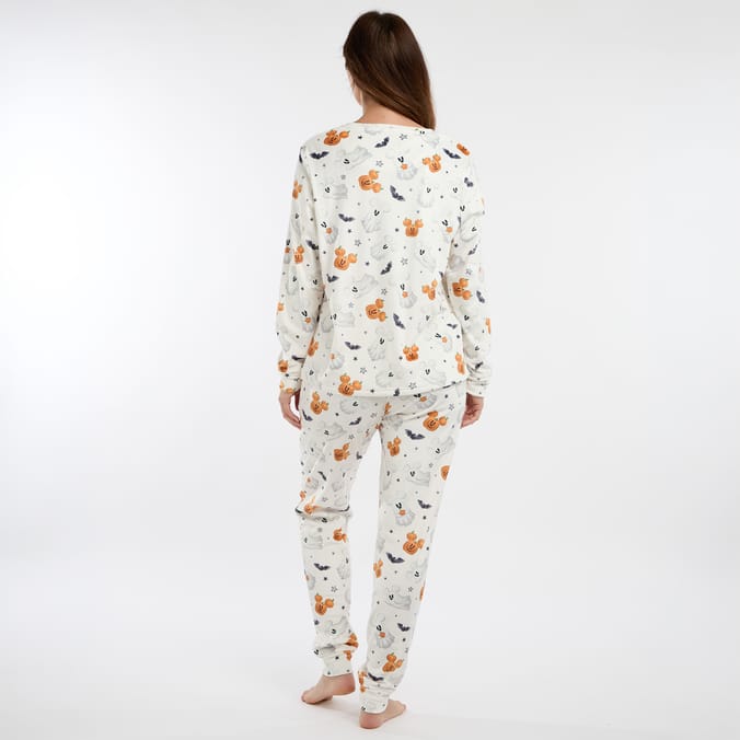 Disney Mickey & Friends Ladies Ghost Pyjamas
