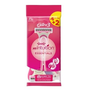 Wilkinson Sword Extra Essentials 3 Womens Razor 4+2
