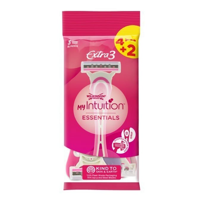 Wilkinson Sword Extra Essentials 3 Womens Razor 4+2