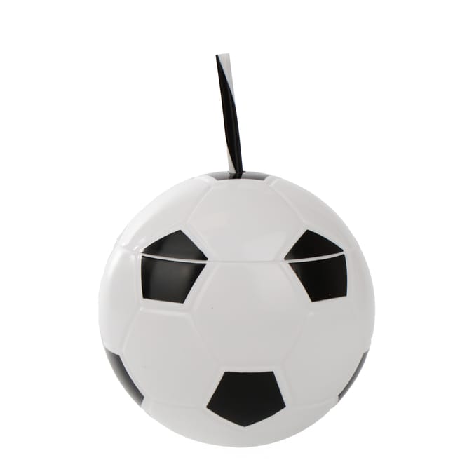 Football Tumbler With Straw 