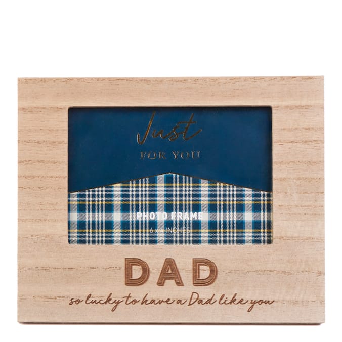Just For You Wooden Photo Frame - Dad
