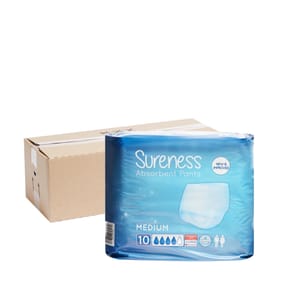 Sureness Absorbent Pants 10s Medium x4
