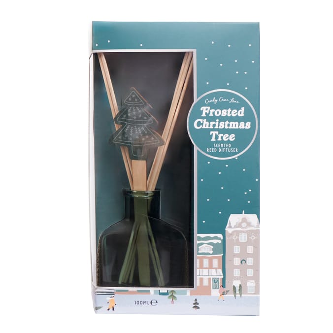 Candy Cane Lane Reed Diffuser 100ml - Frosted Christmas Tree 