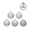 Festive Feeling 8cm Christmas Bauble 20 Pack