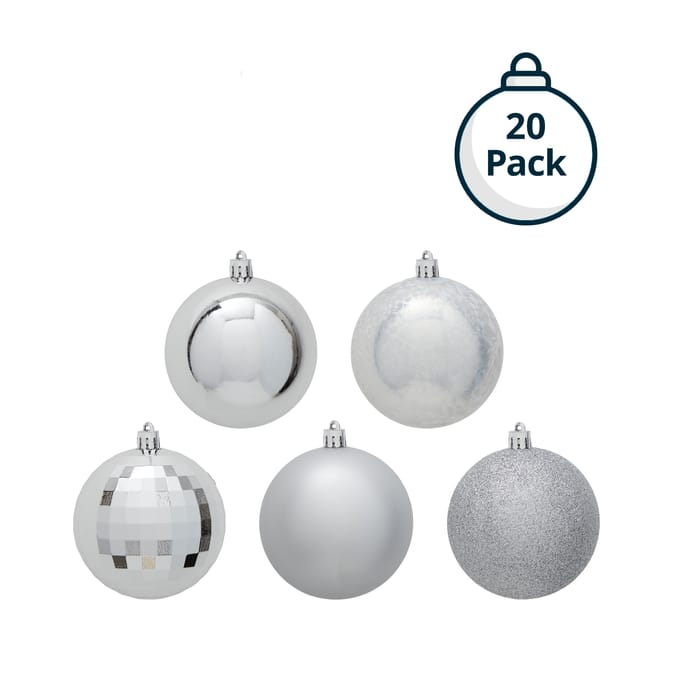 Festive Feeling 8cm Christmas Bauble 20 Pack