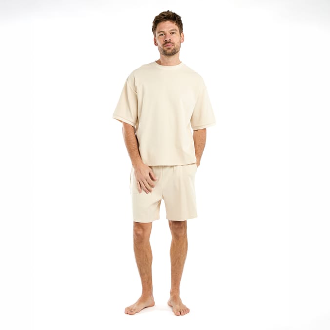 Jeff & Co By Jeff Banks Mens Stone Lounge Set