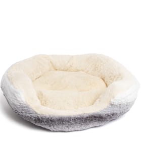 My Pets Plush Pet Bed - Grey
