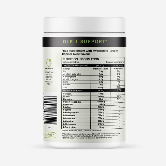 Slimfast Clear Collegen Protein 375g - Tropical