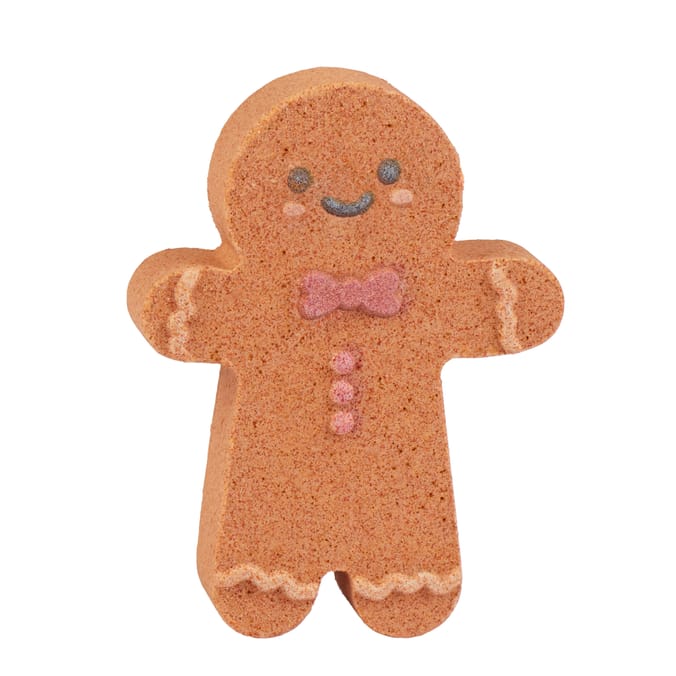 Sleigh Bells Gingerbread Man Bath Fizzer