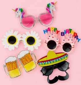 Let's Party Joke Glasses
