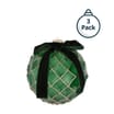 Festive Feeling Large Christmas Bauble with Bow 2 Pack