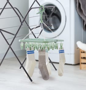 Utility Folding Peg Airer - Green