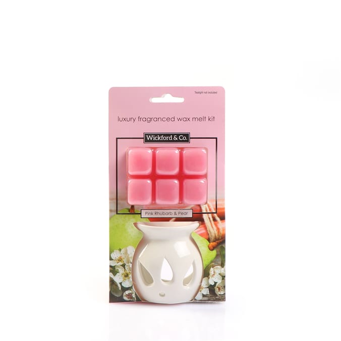 Wickford & Co. Wax Melt Kit - Pink Rhubarb & Pear